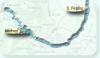 dejando el cauce seco en una extensin de cerca 3.800 metros, hasta la localidad de S. Firmino.