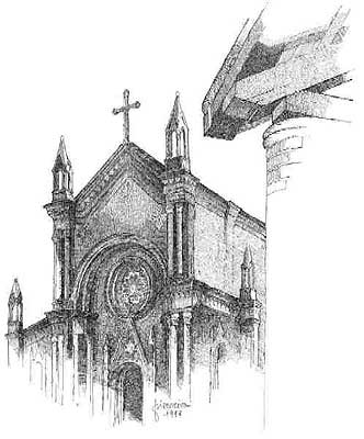 (PIETRA) Chiesa di S.Pietro e capitello